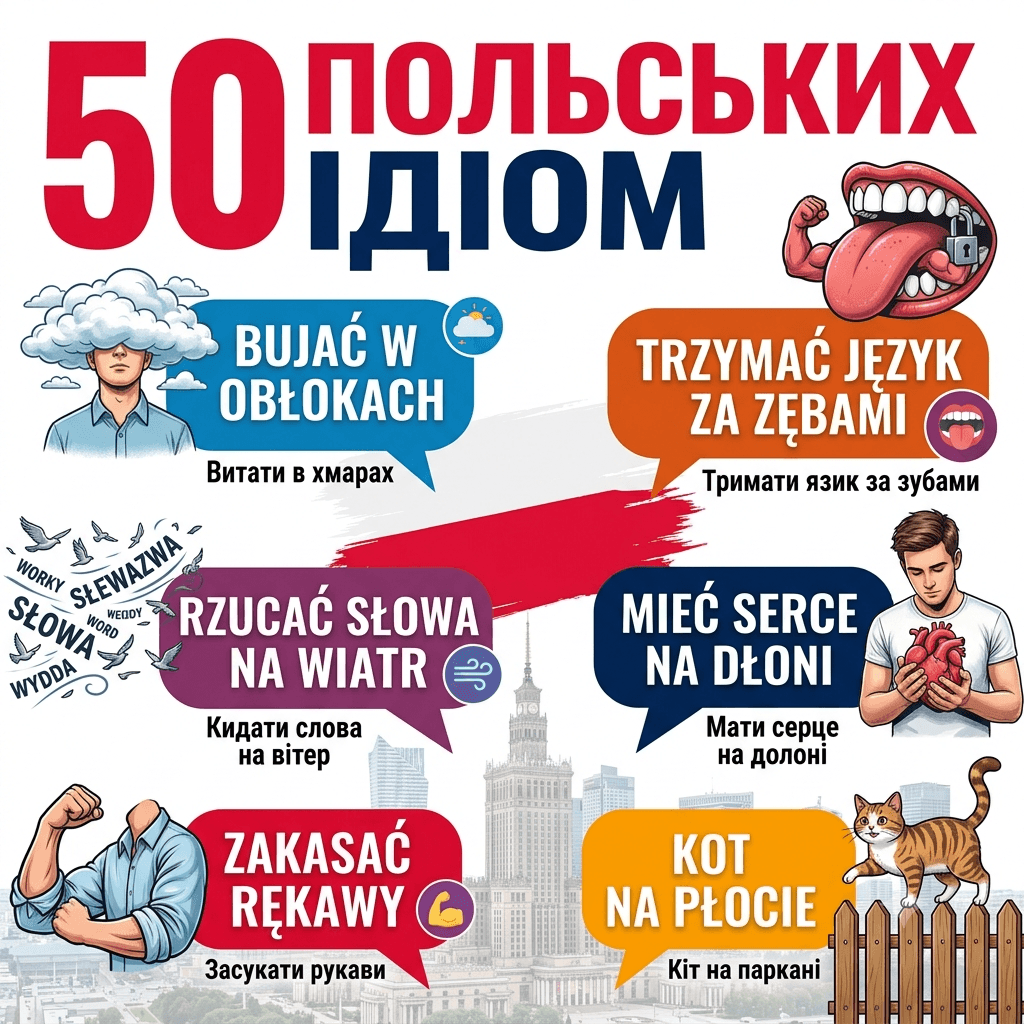 50 найпопулярніших ідіом у польській мові