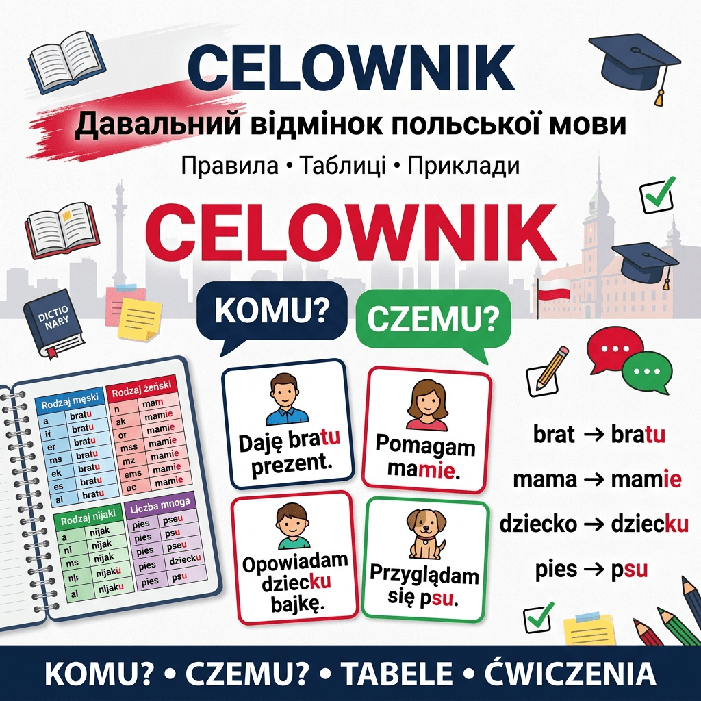 Celownik — давальний відмінок польської мови