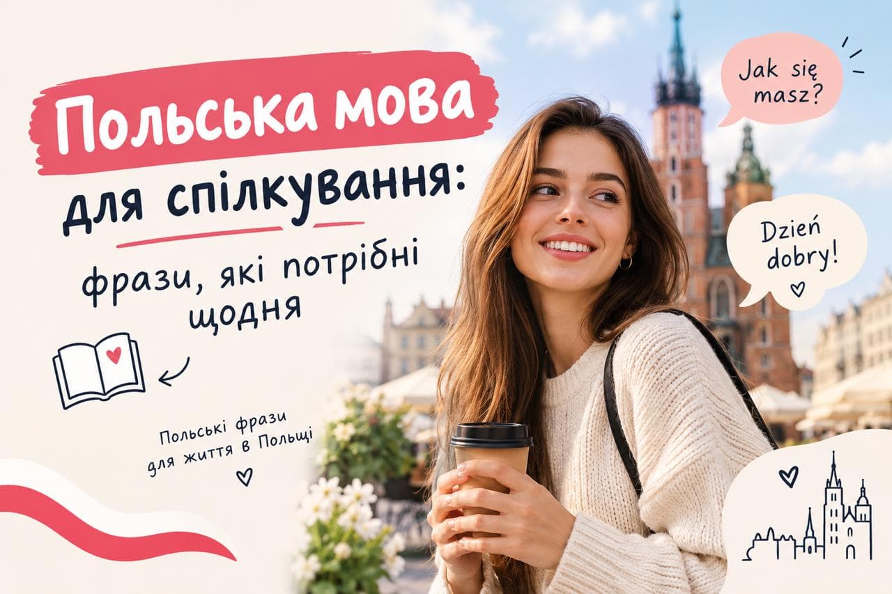 Польська мова для спілкування: фрази, які потрібні щодня